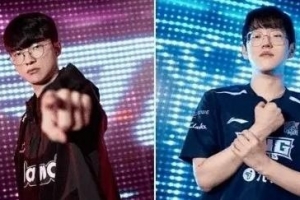 Faker对阵Scout生涯交手战绩13胜1负，BO3和BO5一小局未输